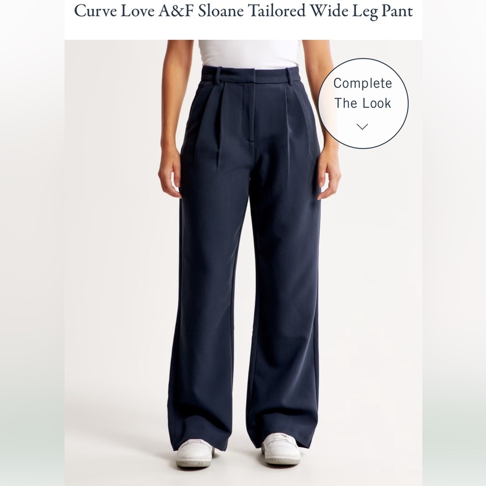 Abercrombie Curve Love Tailored Pants!